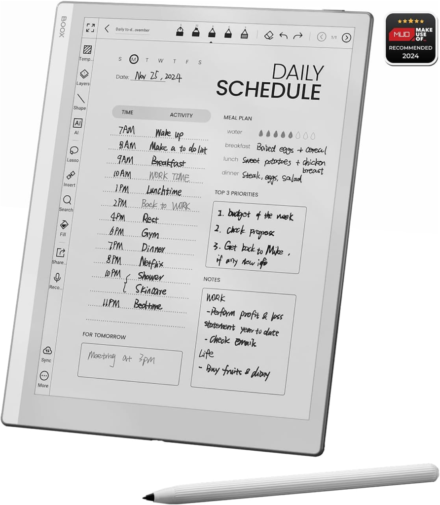 BOOX Ereader Go 10.3 10.3" 64GB Android 12 Stylus 300 PPI