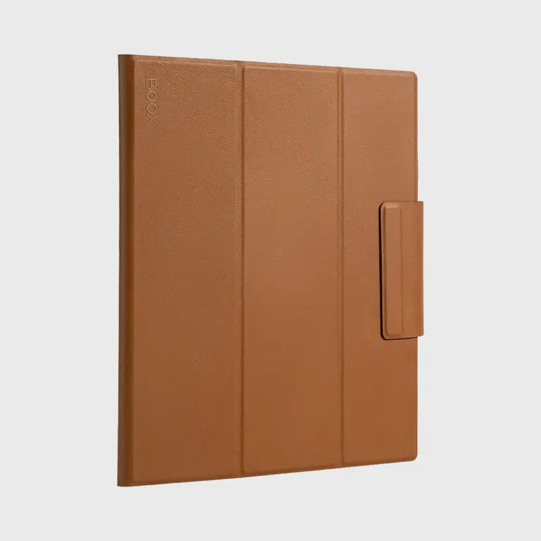 BOOX Tab Ultra C Pro Protective Magnetic Tri-fold Stand Case Caramel - Image 3