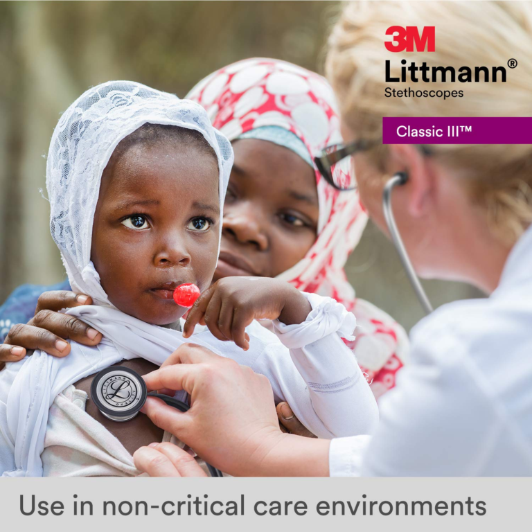 Littmann Stéthoscope Classic III Professionnel Double Pavillon Adultes/Pédiatrie – Image 5
